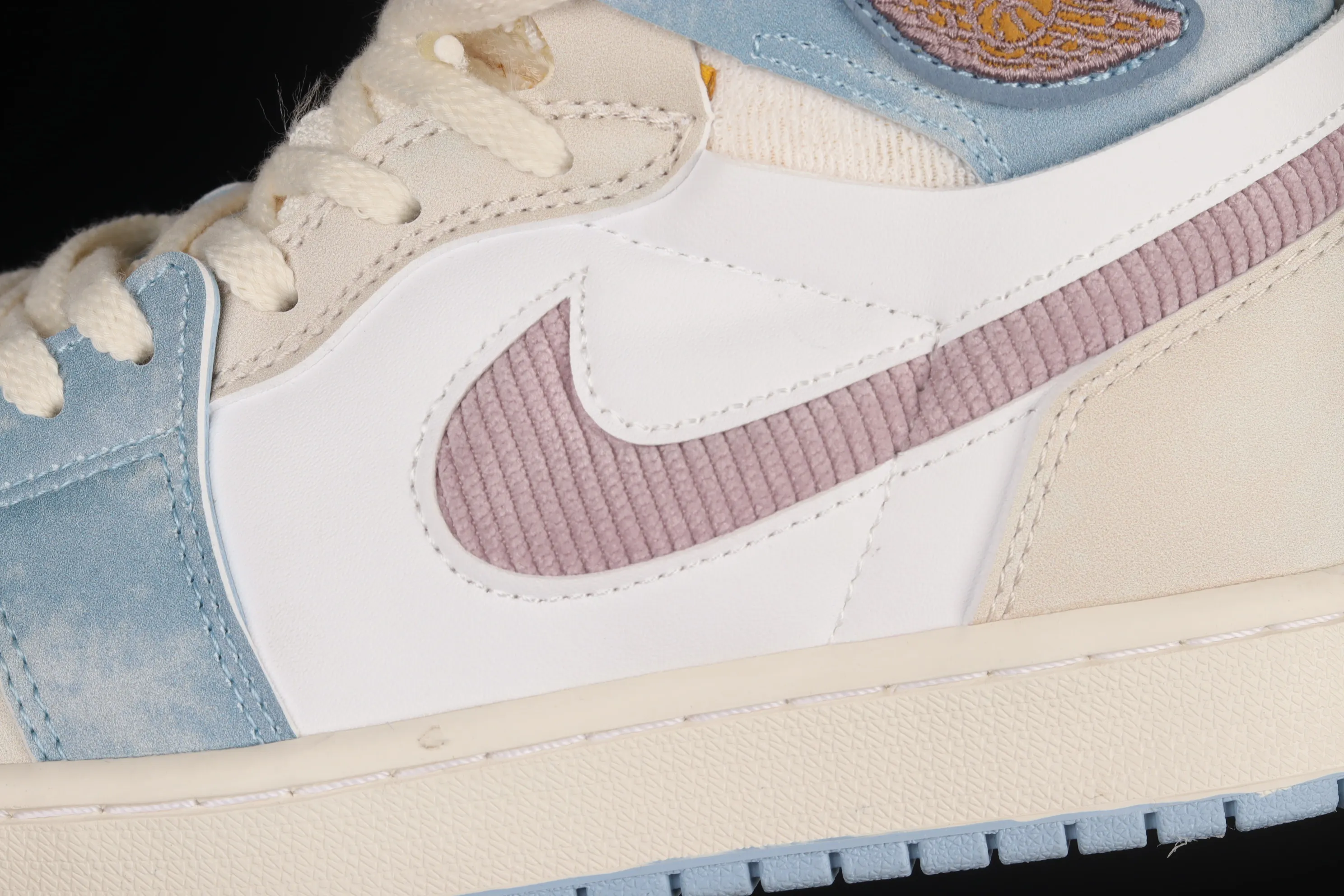All categories Air Jordan Jordan series basketball shoes Air Jordan 1 High Air Jordan 1 Zoom CMFT "Celestine Blue" AJ1 Joe 1 Macaron Rice White Powder DQ5092-651